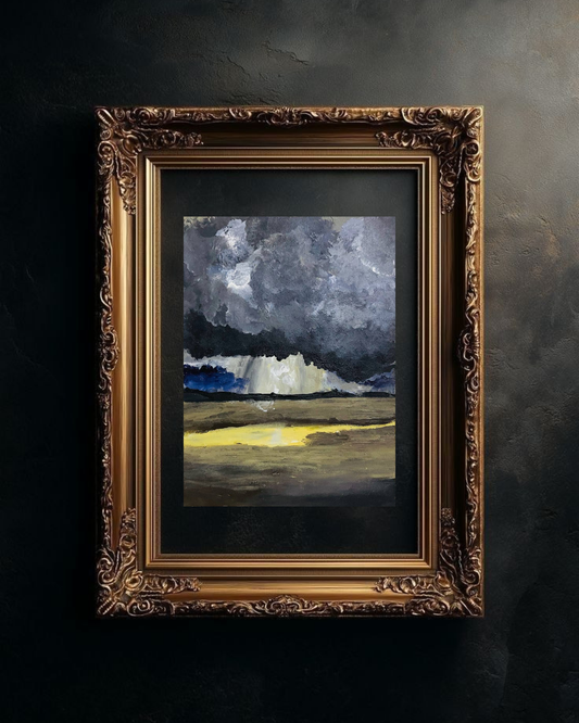 SOUL STORM | Abstract wall art original modern paper decor by Bukhary Arts studio