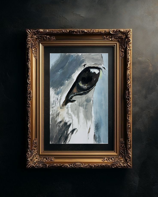 Horse Eye Canvas Print — Matte Stretched Wall Art Printify