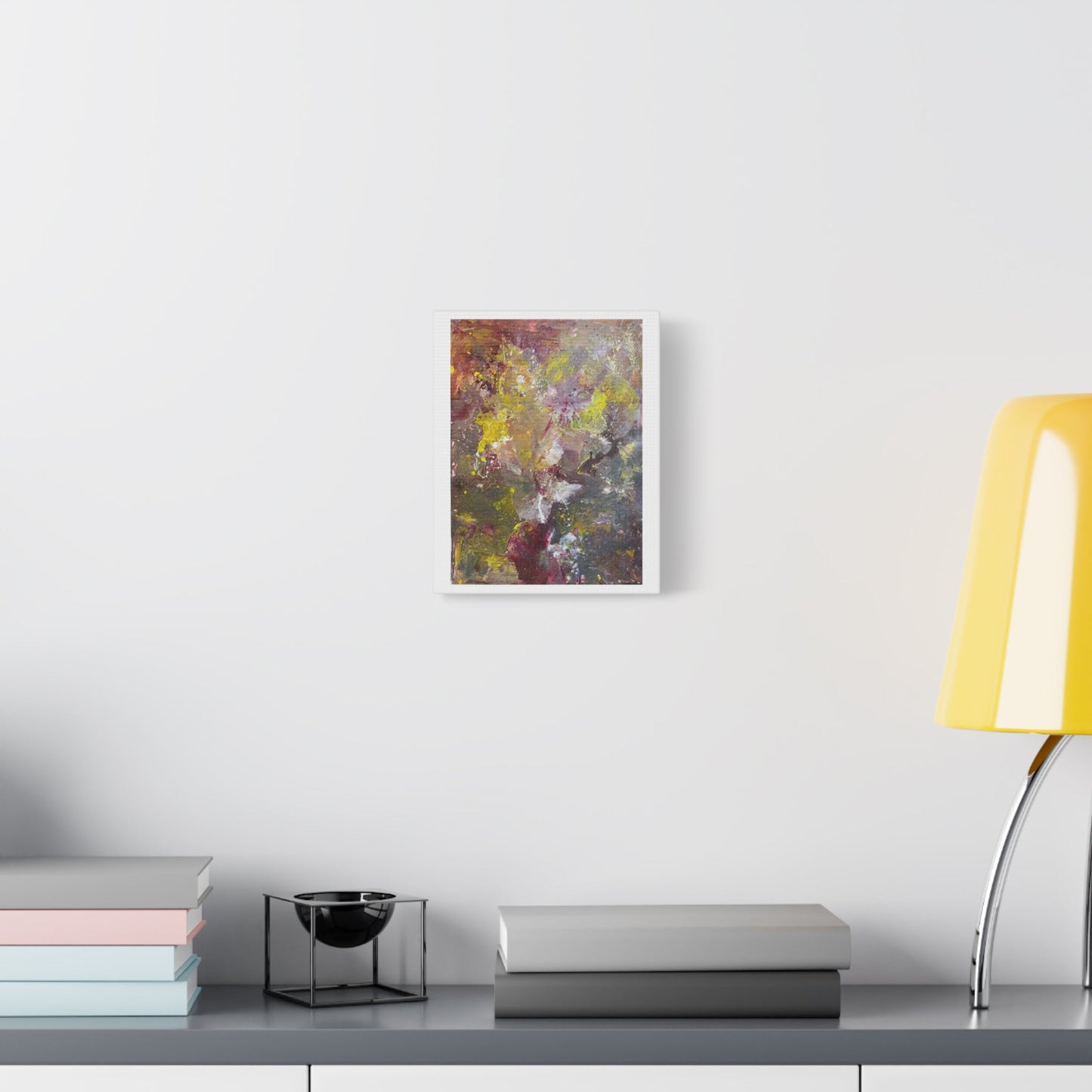 Abstract Floral Burst Canvas Print — Matte Stretched Wall Art Printify