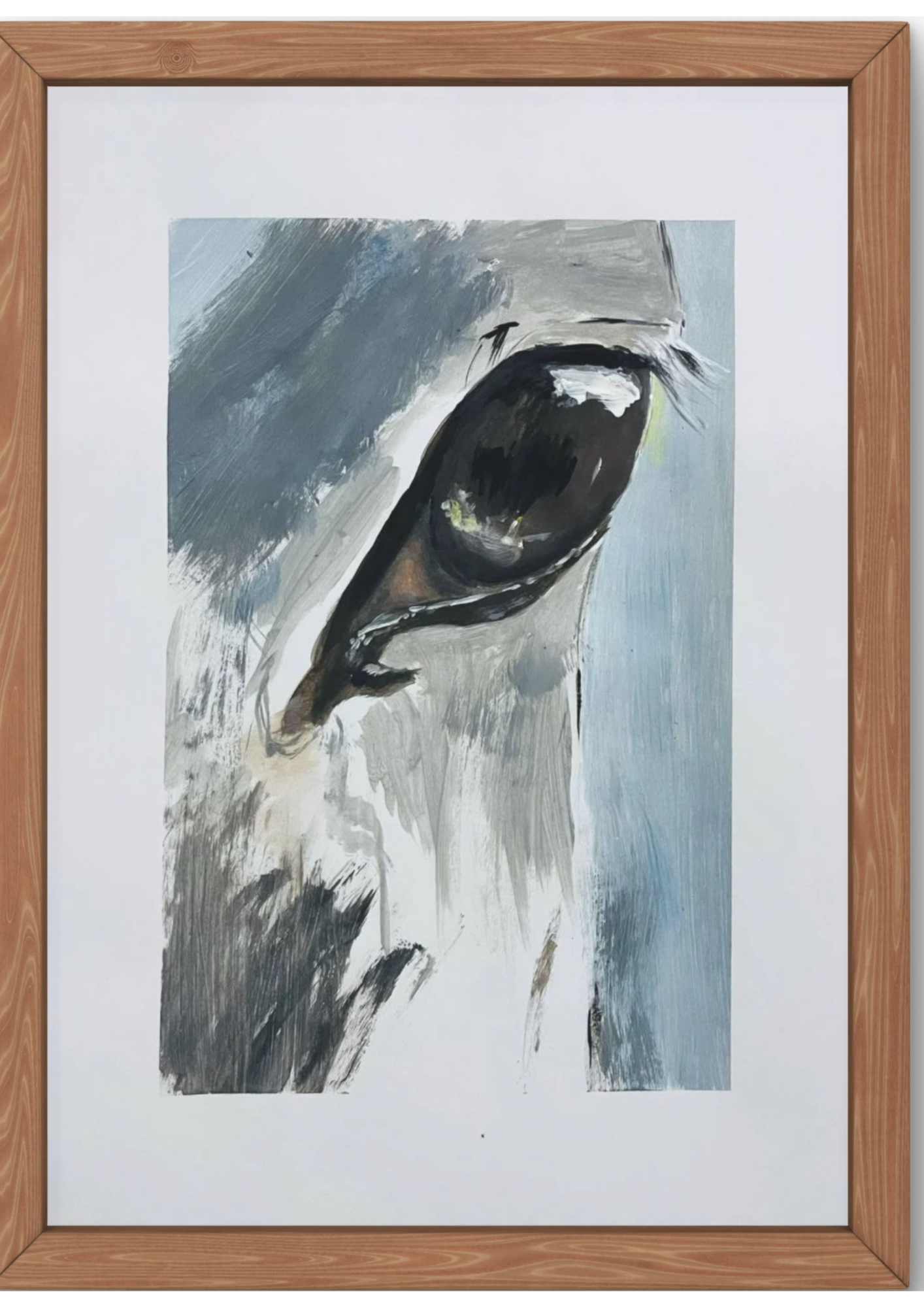 Abstract painting Acrylic on paper