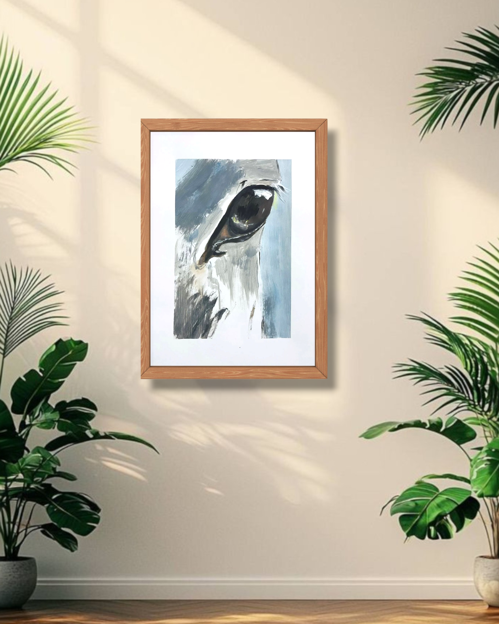 Abstract painting Acrylic on paper